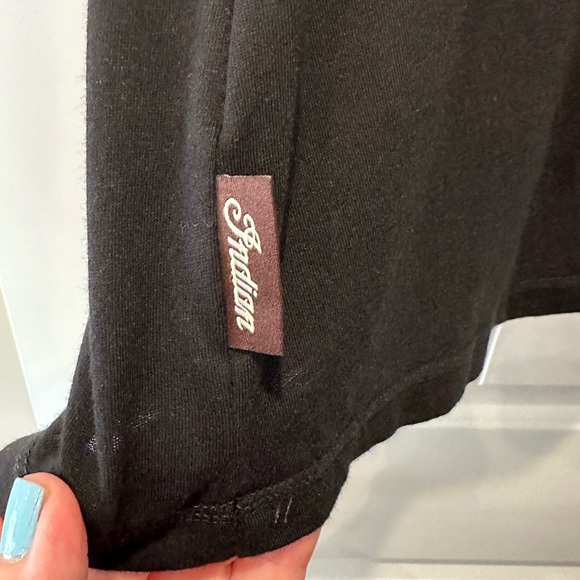 COPY - INDIAN MOTORCYCLE BRAND WOMEN’S V-NECK EMBELLISHED SHORT SLEEVE TEE.  SI… - Picture 5 of 6